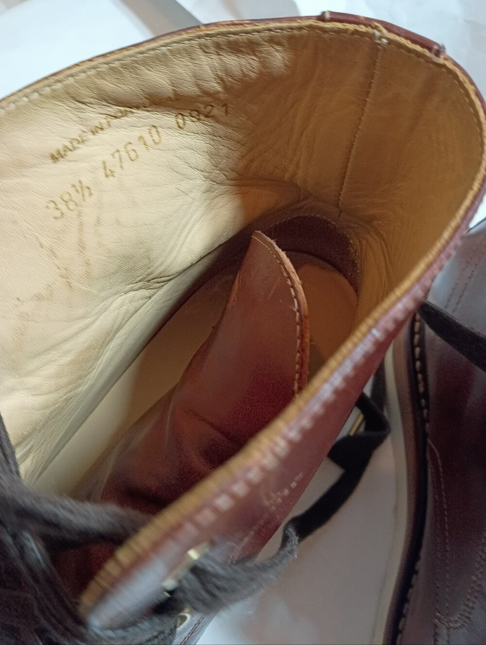 The Office of Angela Scott Mr. Ryan wedge chukka boots 38.brown leather lace up - Picture 10 of 15